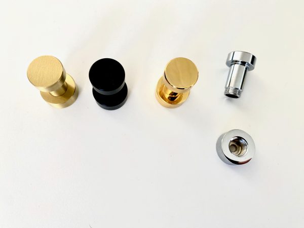 Knag til knagerække guld finish